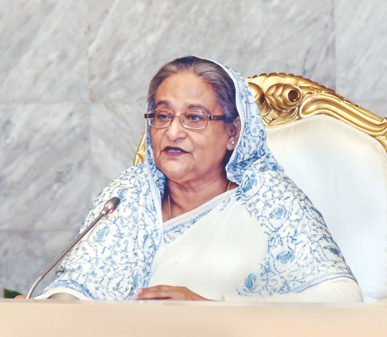 Hasina outlines polls-time govt