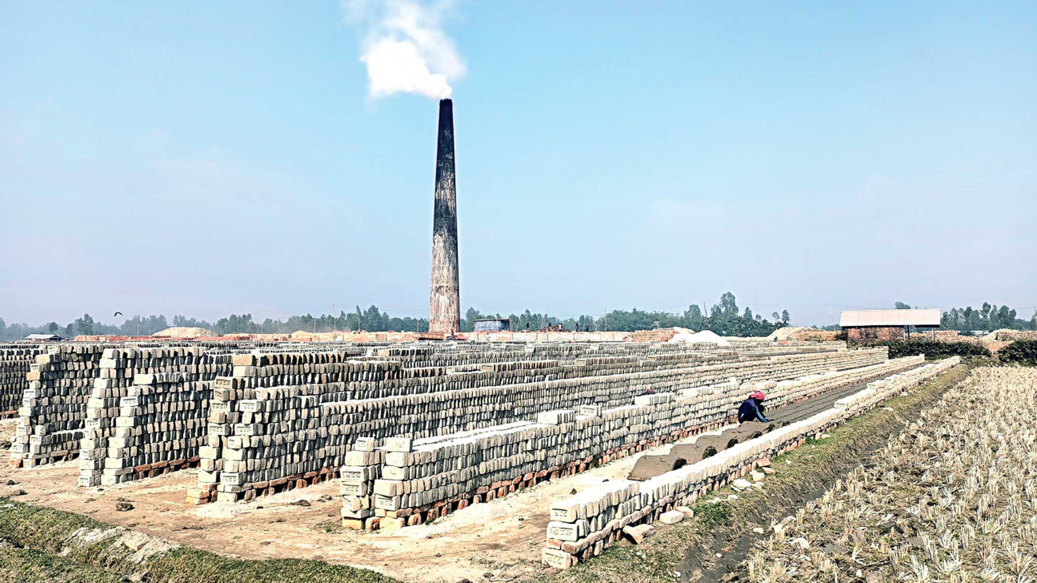How can demolished brick kilns resume operation?