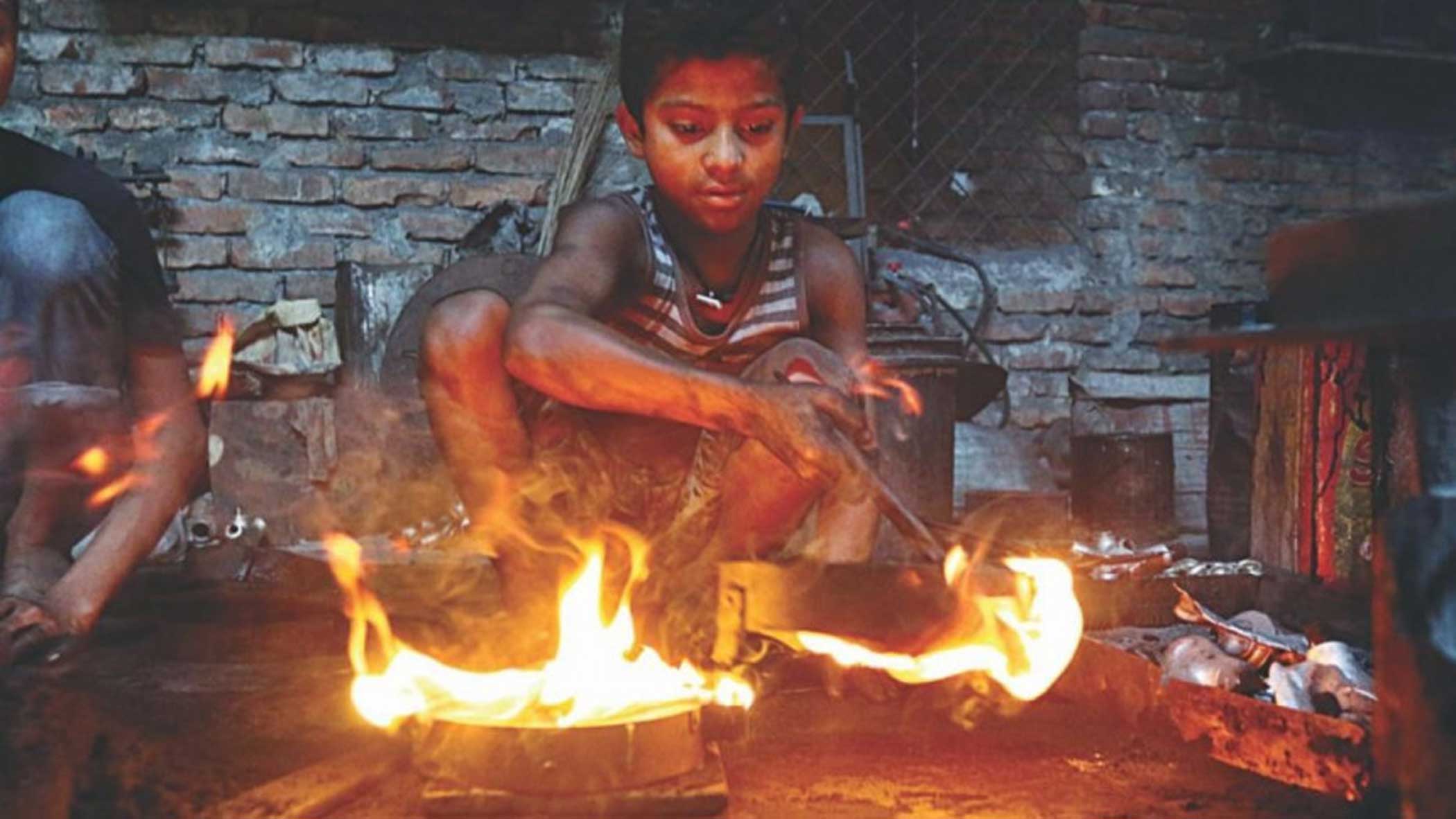 Children belong in schools, not factories