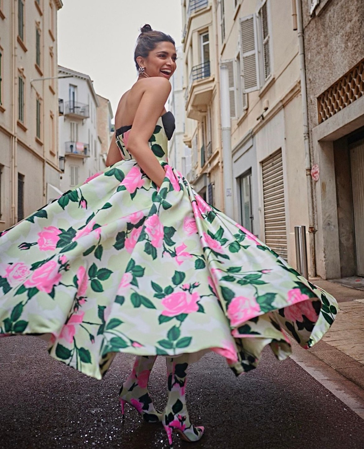 Deepika Padukone floral dress