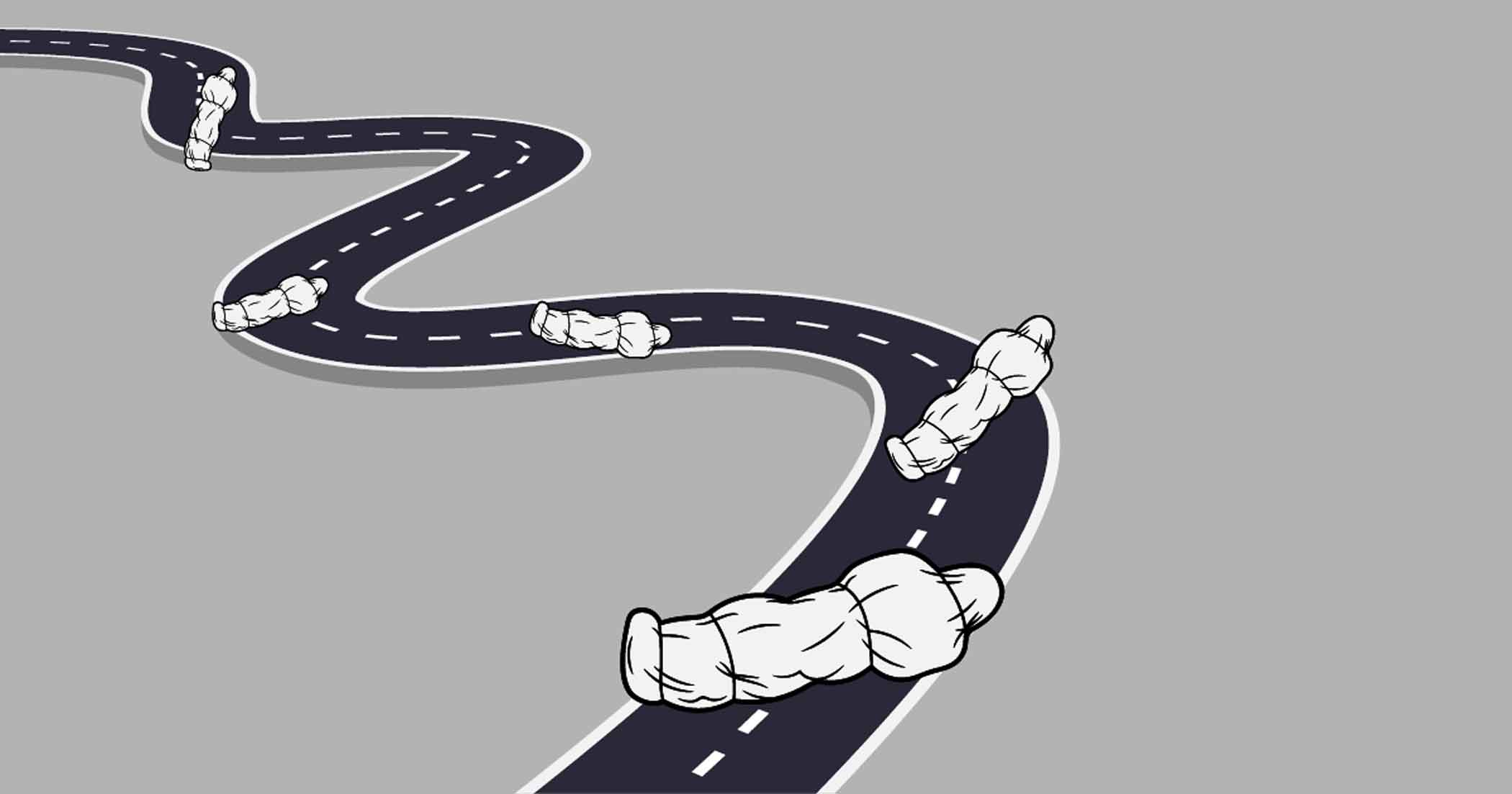 The roads of death