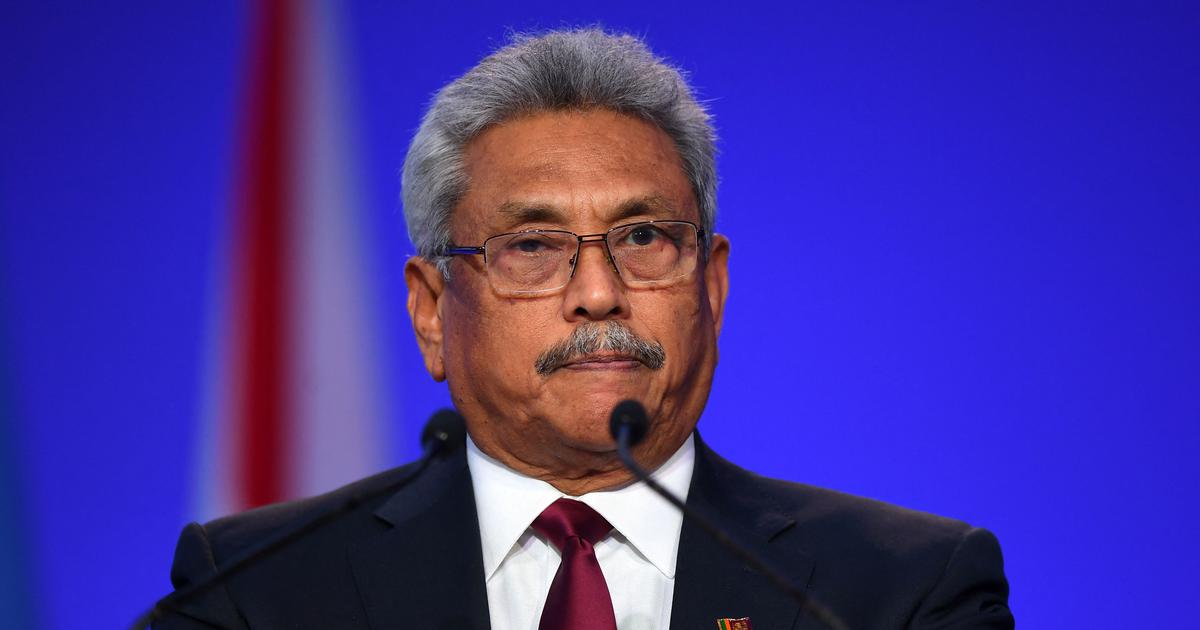 Sri Lanka President Gotabaya's humiliating standoff with airport staff blocking his exit