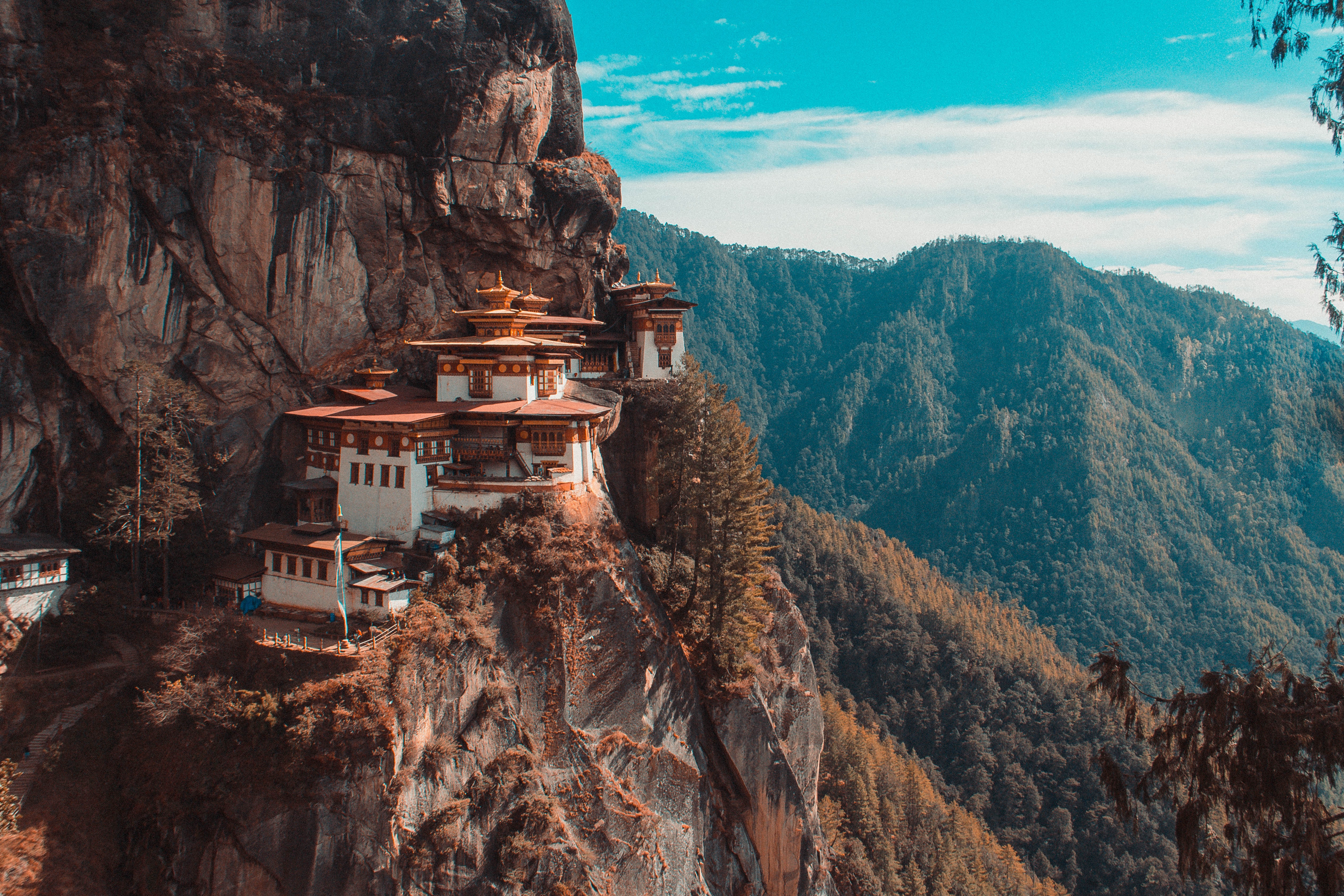 Paro Taktsang in the Paro Valley, Bhutan
