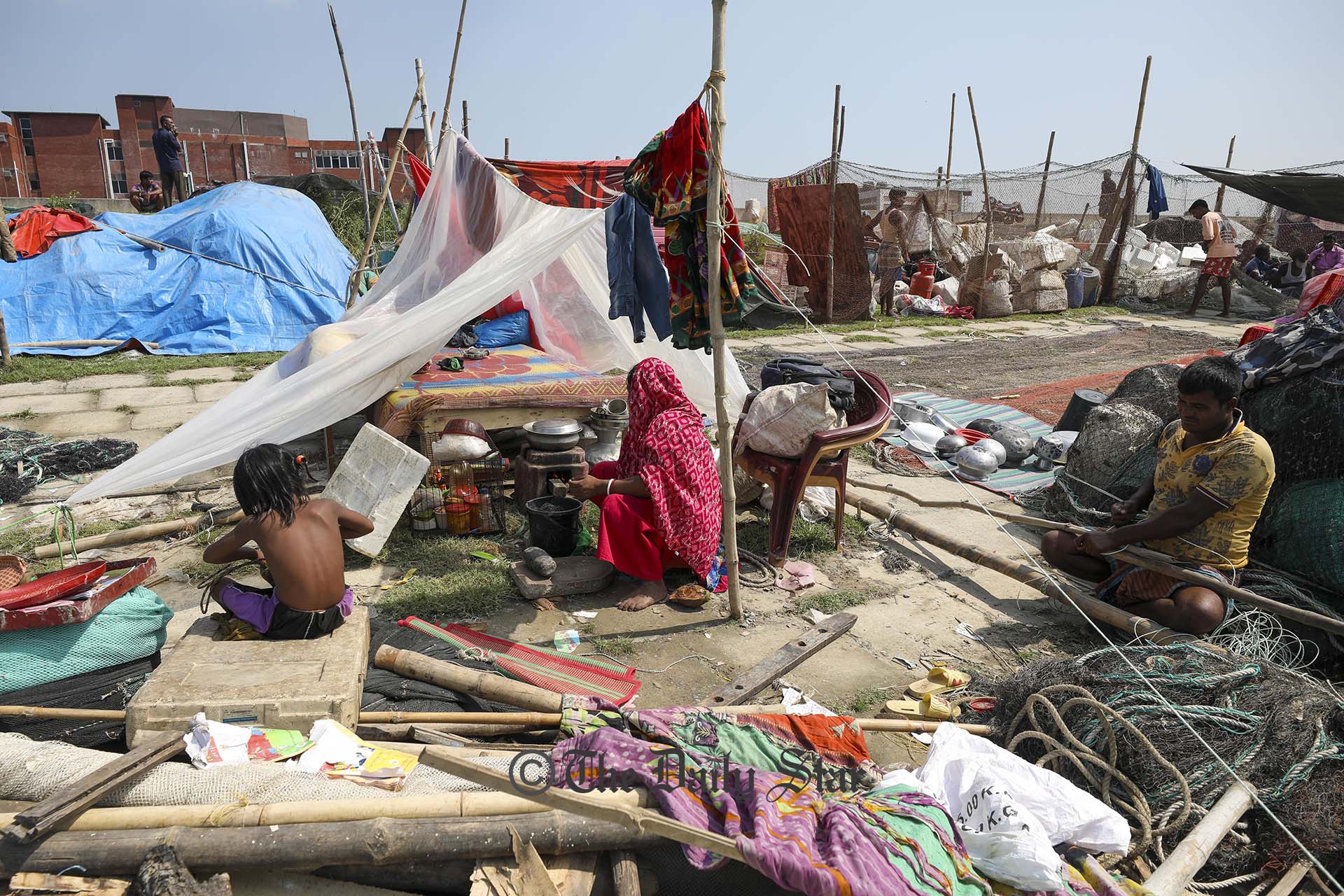 Photos Gallery of Cyclone Sitrang in Bangladesh