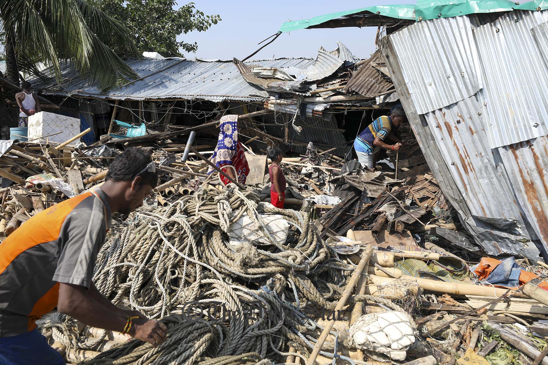 Photos Gallery of Cyclone Sitrang in Bangladesh