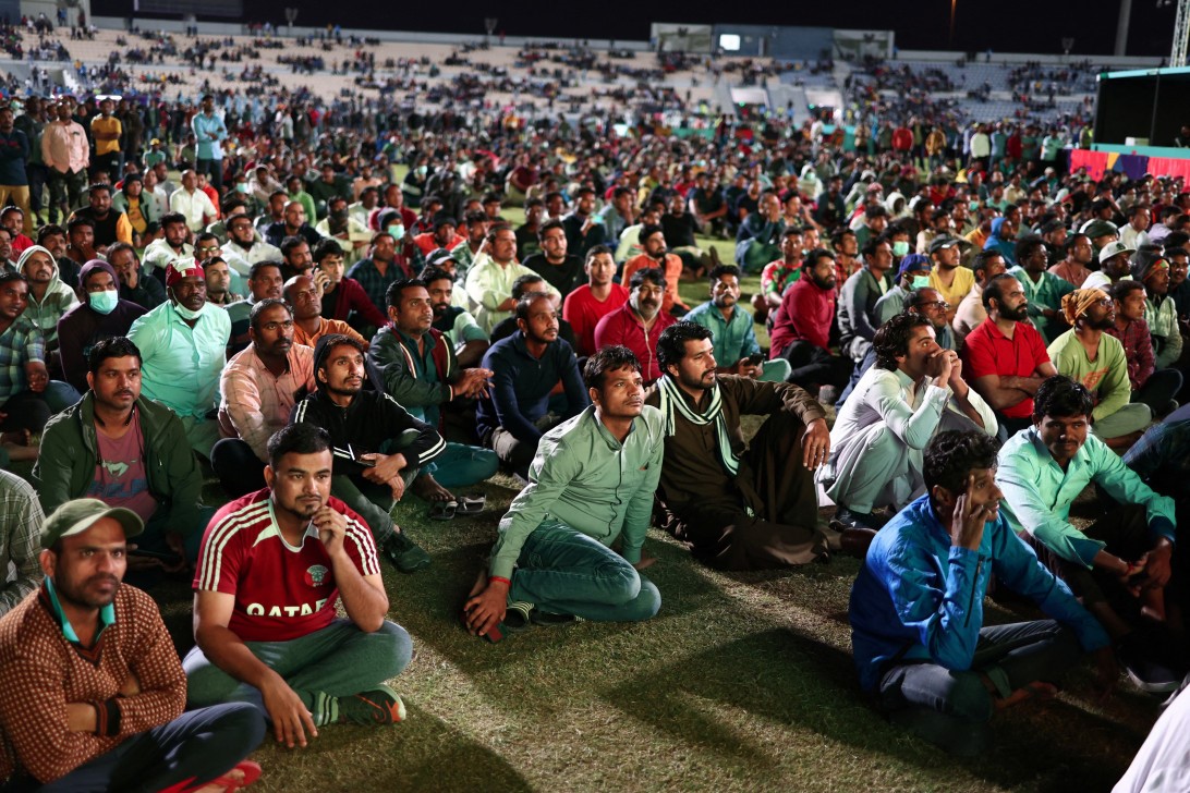 Bangladeshi migrant workers at Qatar World Cup 2022