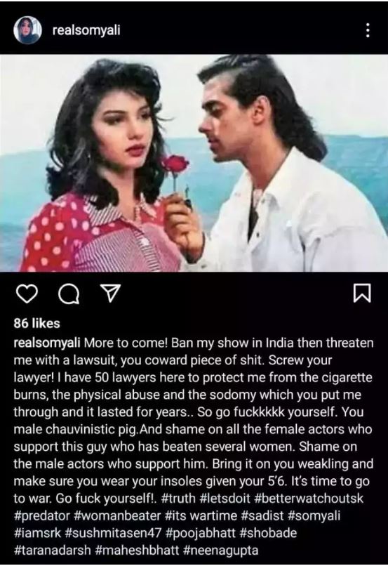 Somy Ali Instagram post