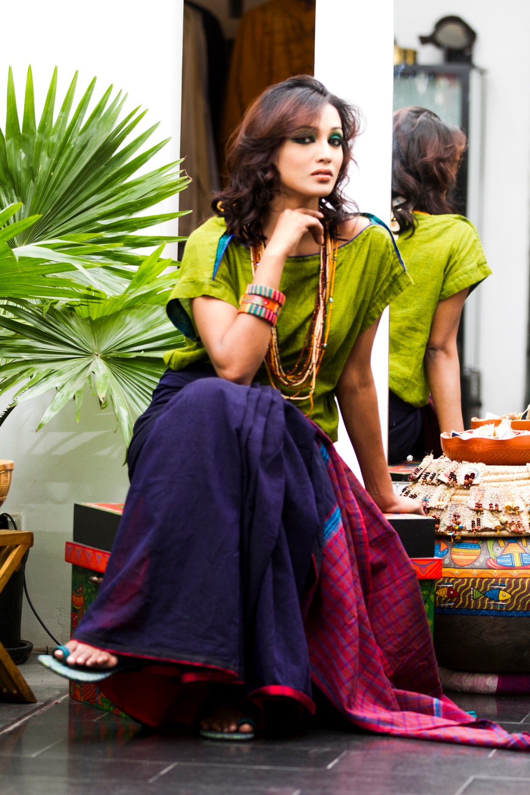 gamcha_sari Styling suggestions for the upcoming LIT FEST 