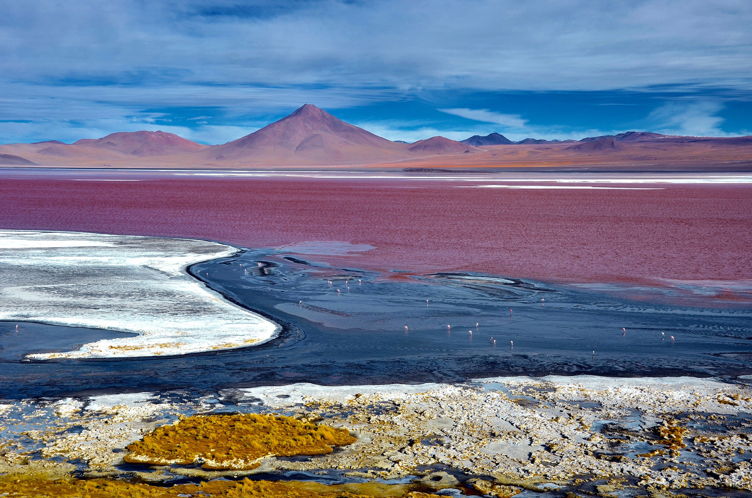 Laguna Colorada, Bolivia 7 most beautiful lakes in the world