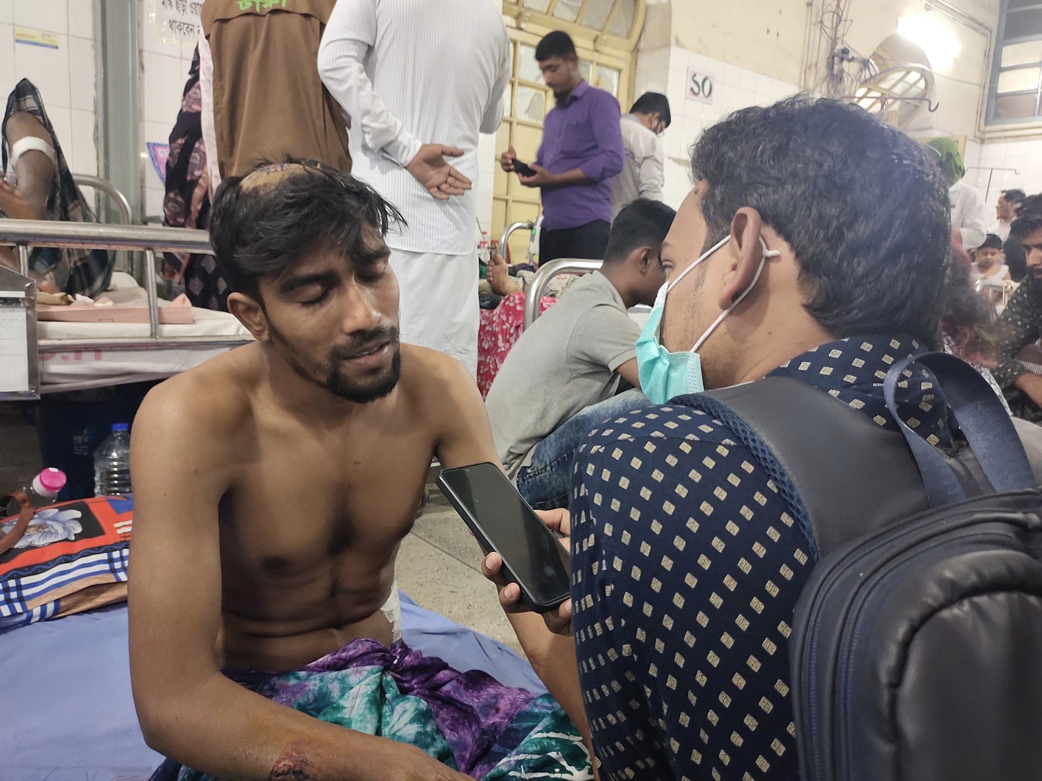 'I survived only because I was able to free my hand’ 