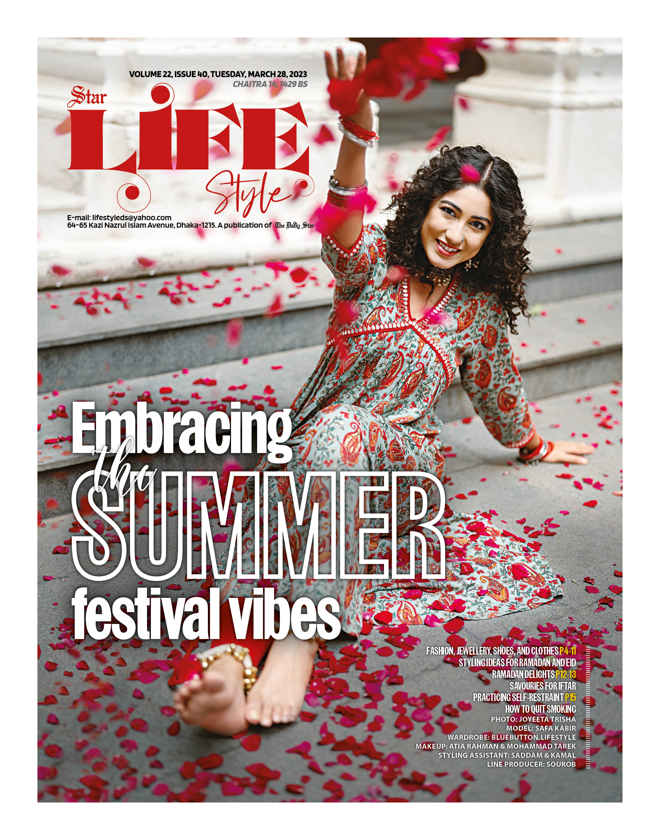 Safa Kabir in Bluebutton Lifestyle