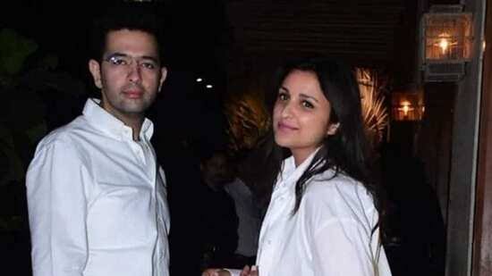 Parineeti, Raghav spotted together