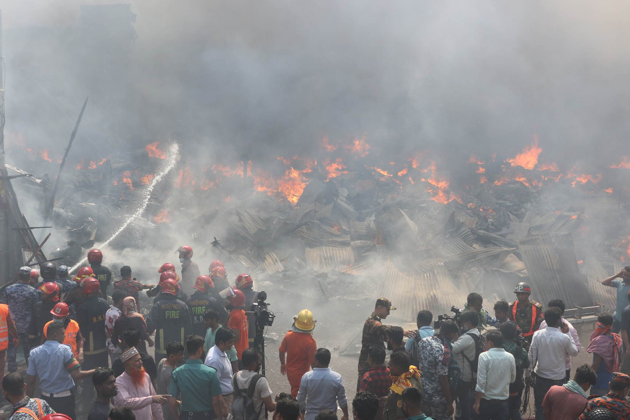 Fire originated at Adarsha Market, say witnesses