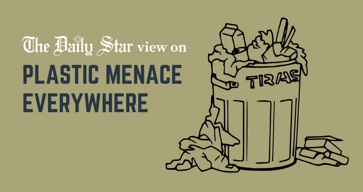 Drowning in plastic, shall we just surrender to our fate?