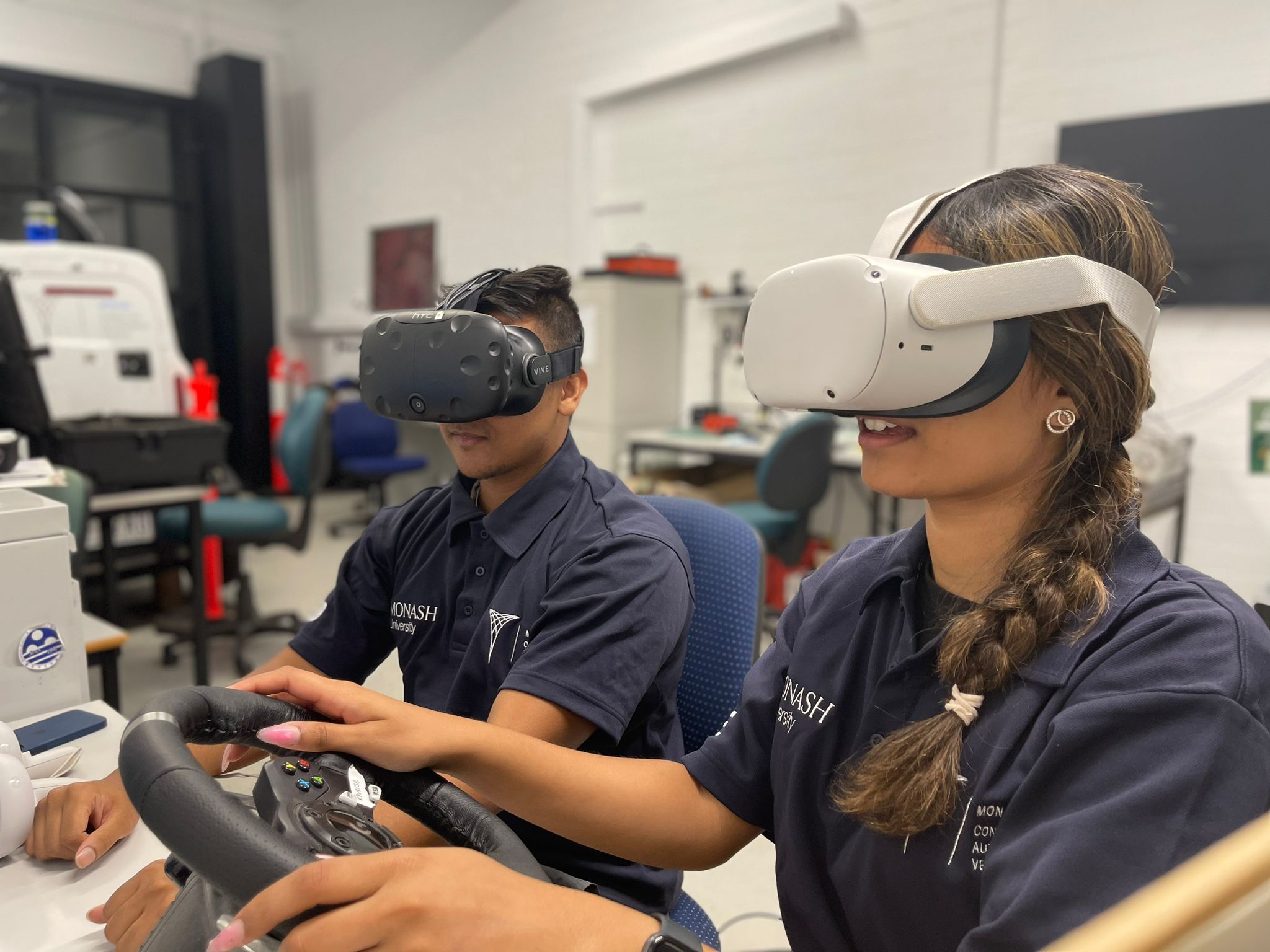Monash University autonomous vehicle VR
