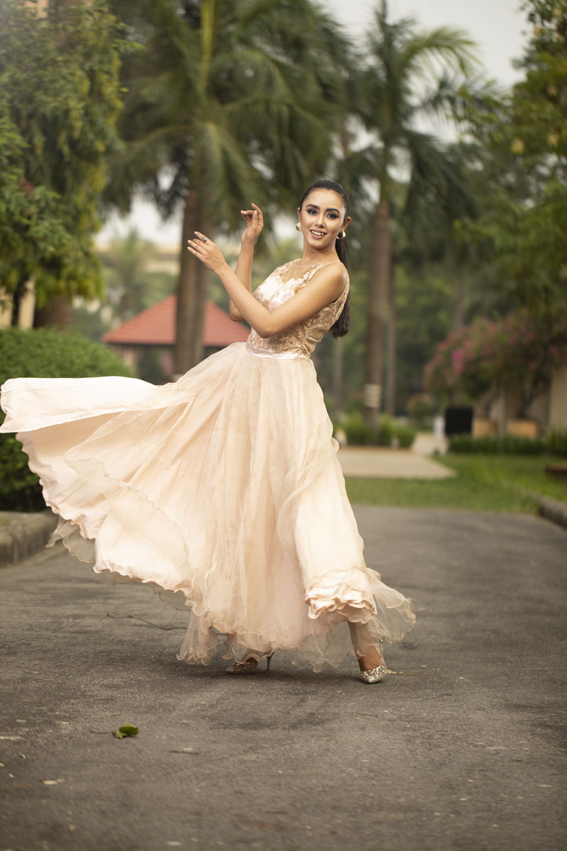 Long dresses and gowns make a comeback