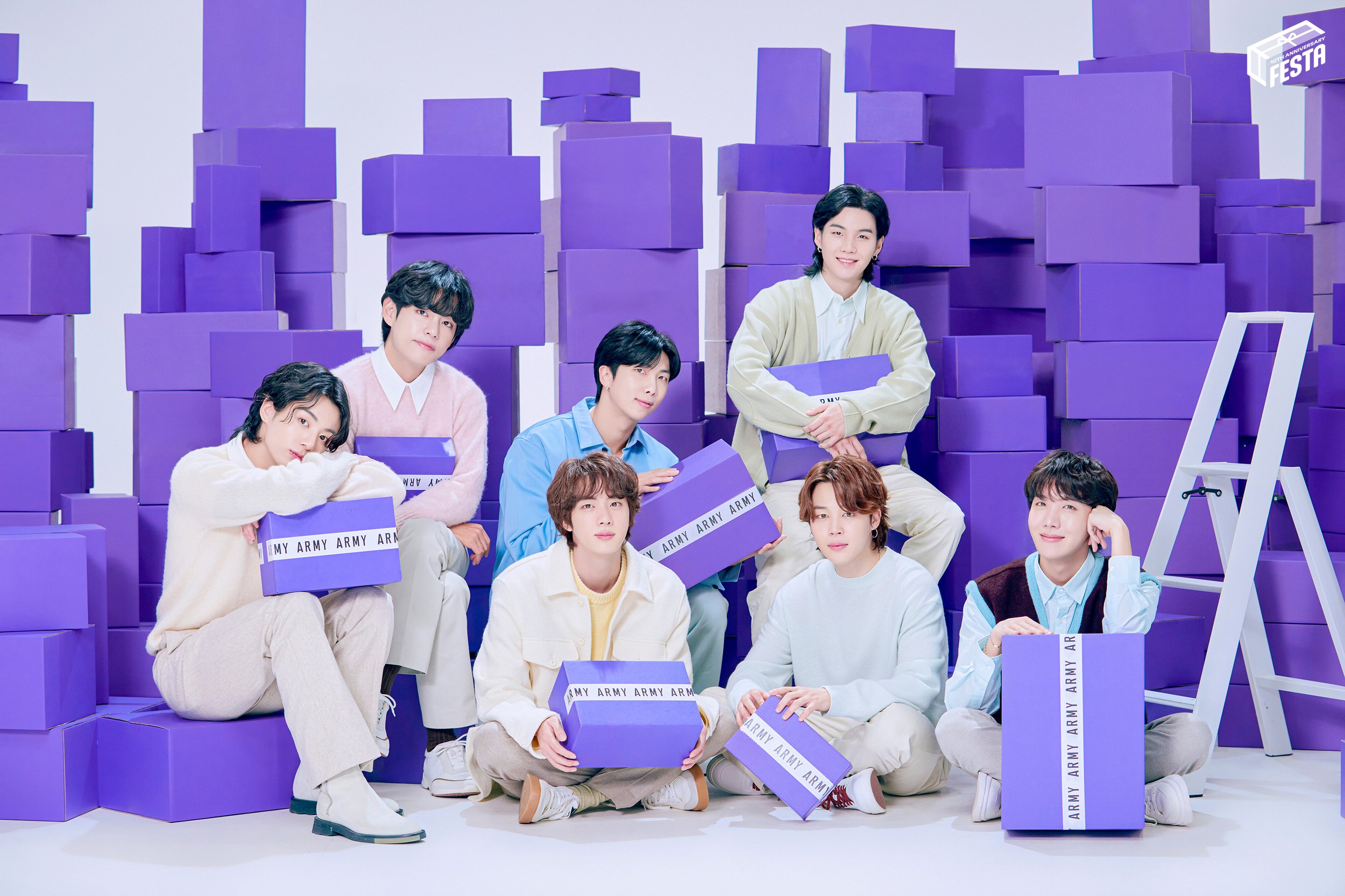 Seoul sees large crowds as BTS fans celebrate 10-year anniversary