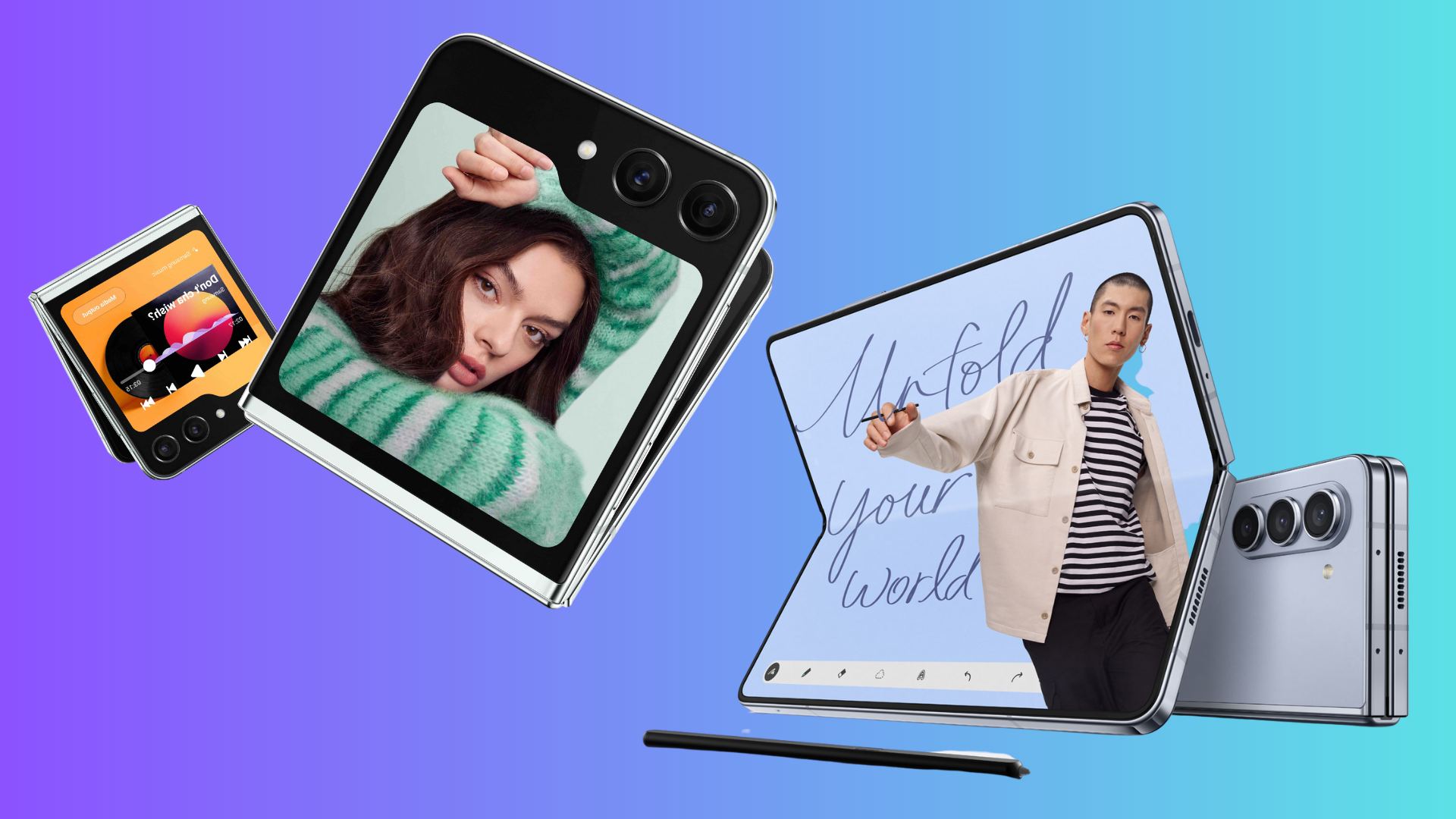 Samsung Galaxy Z Flip5 and Fold5
