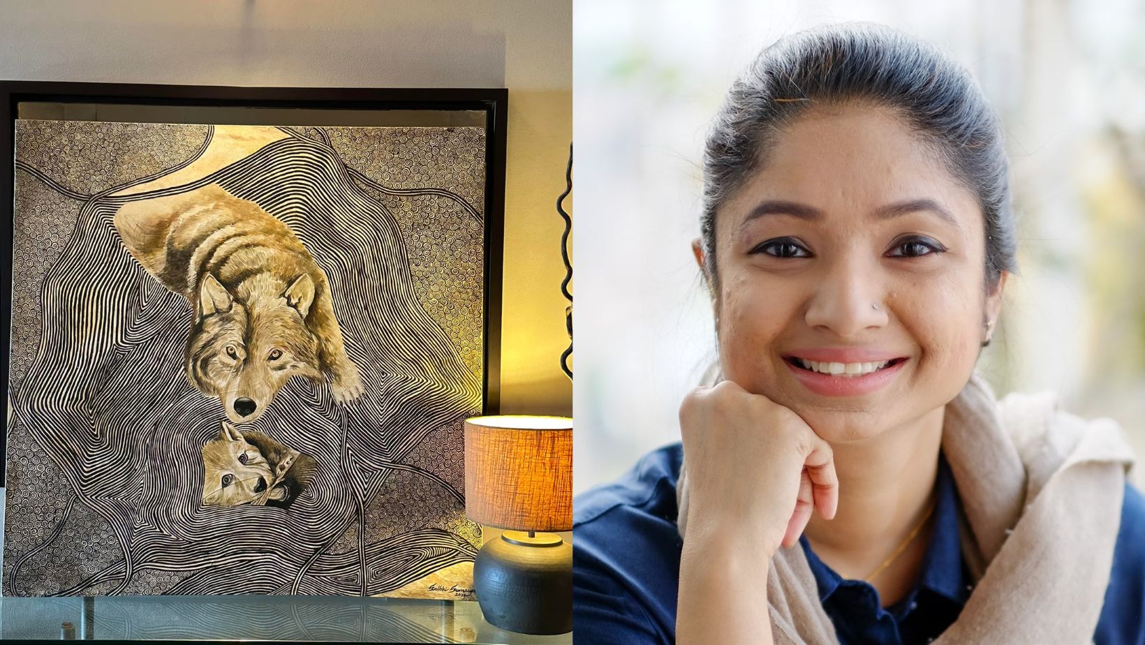 Bangladeshi artist’s painting going to the moon