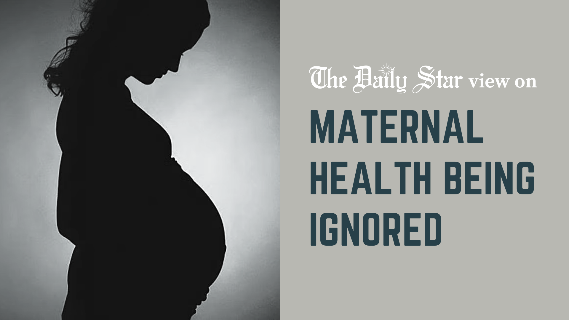 Why this apathy to maternal health?
