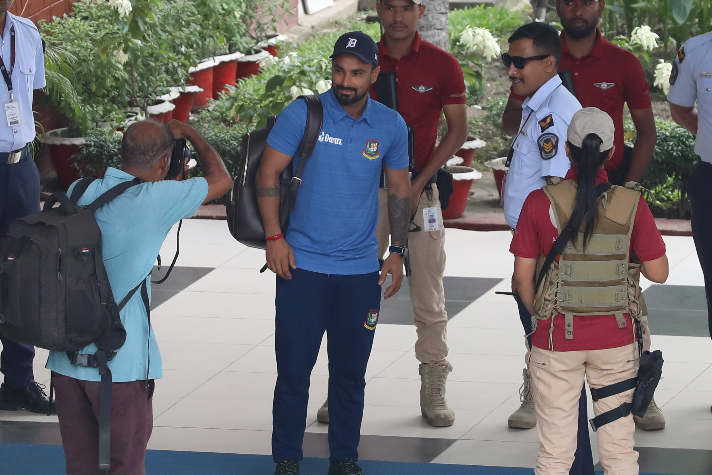 Bangladesh team departure for India