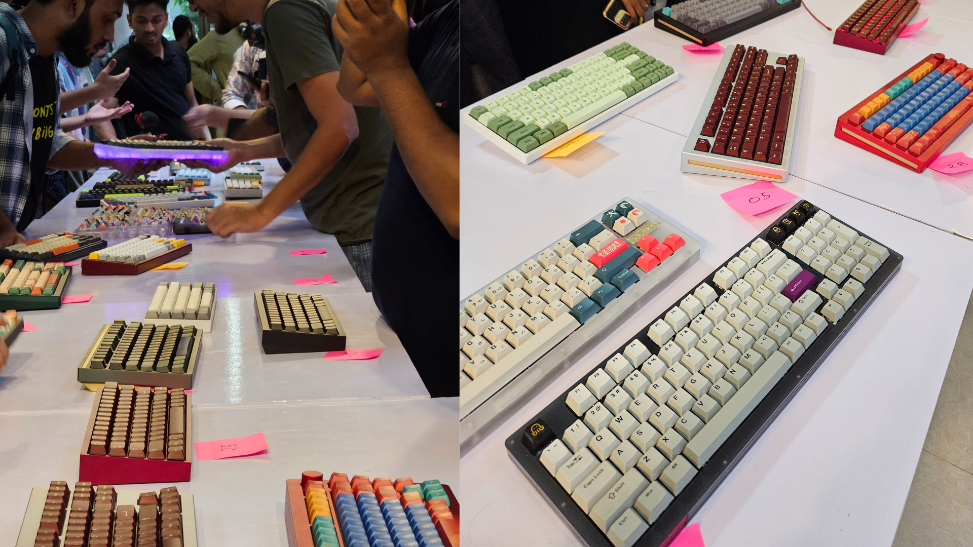 Keyboard gathering