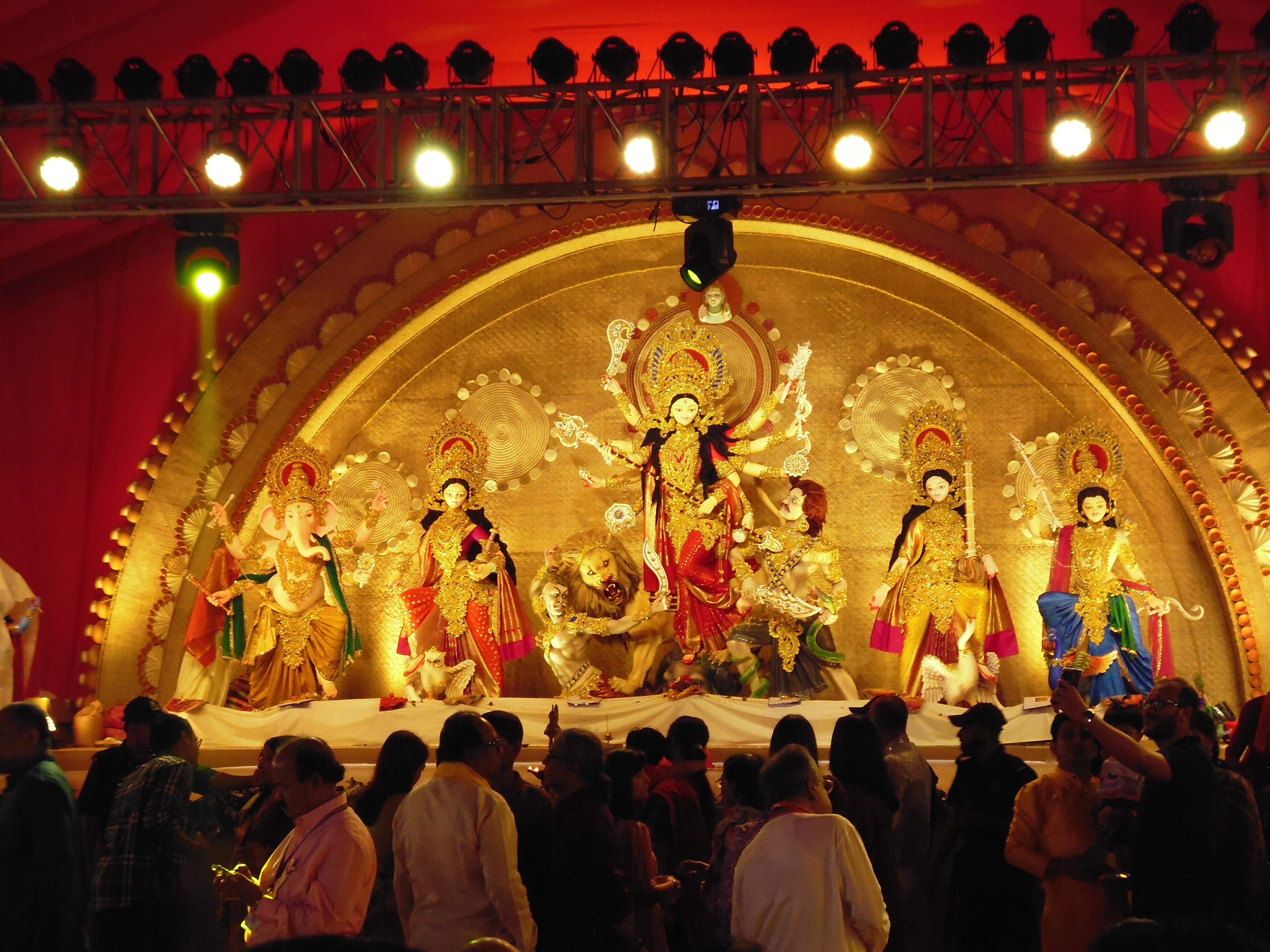 banani_puja_mandap  Durga Puja in Dhaka: A glimpse into splendid puja mandaps