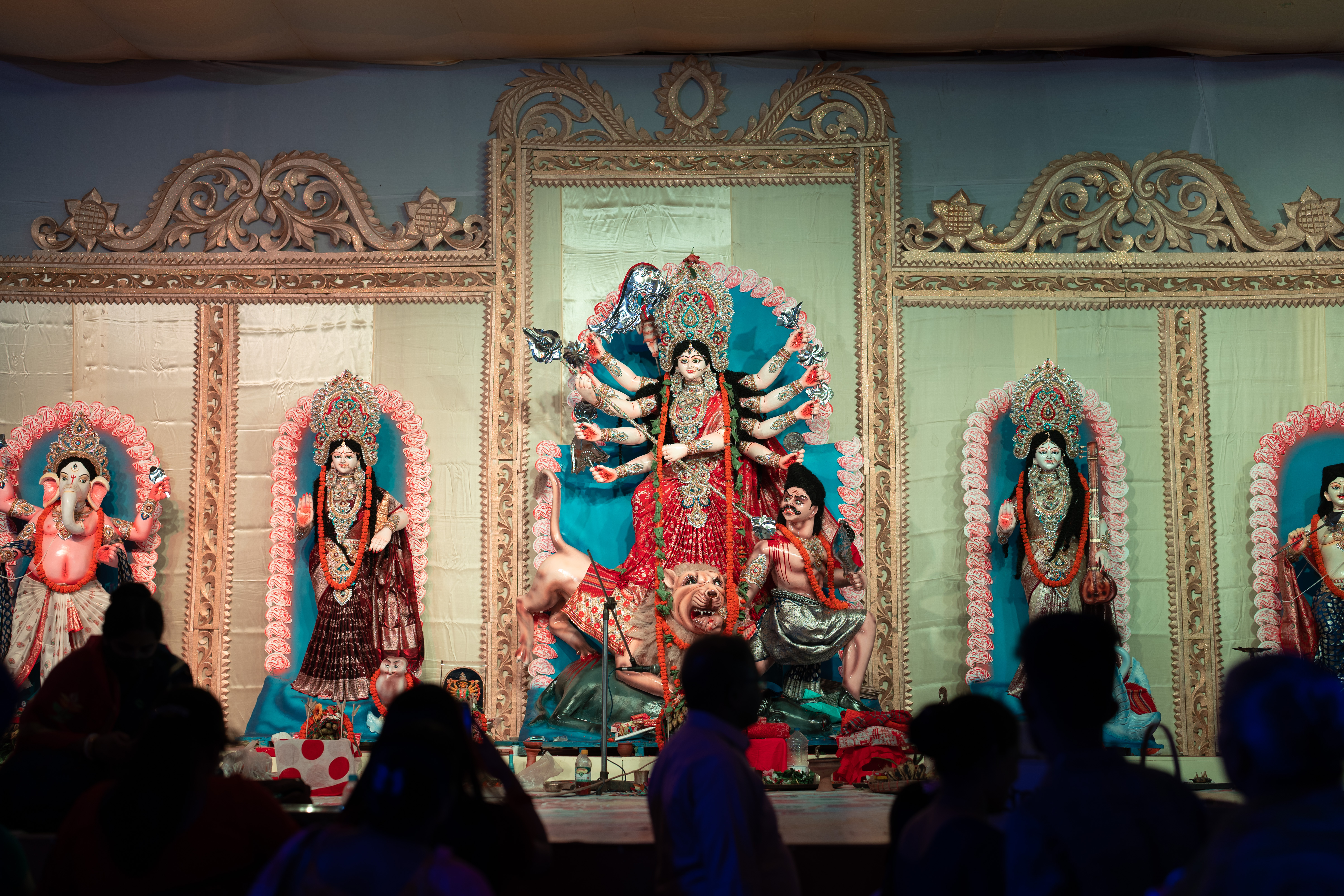 Dhanmondi Sarbajanin Durga Puja Pandal    Durga Puja in Dhaka: A glimpse into splendid puja mandaps