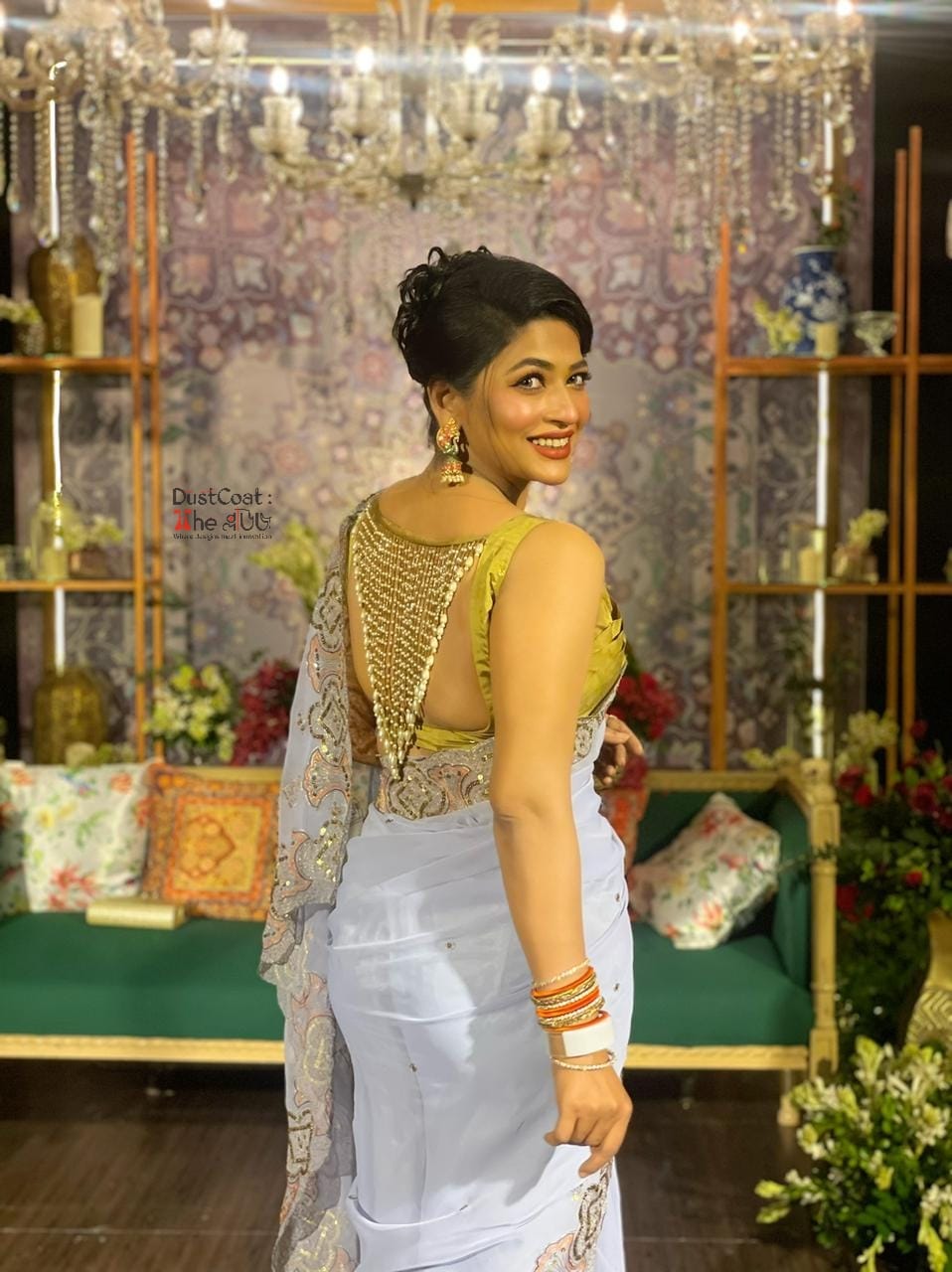Azmeri Haque Badhon in jamdani sari