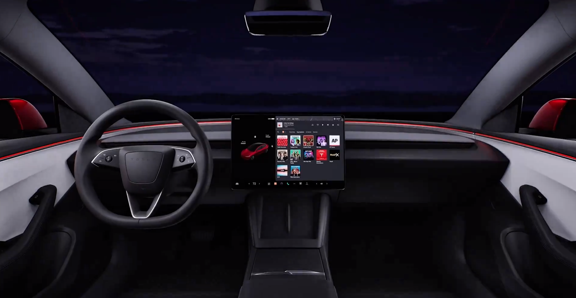Tesla Model 3 interior