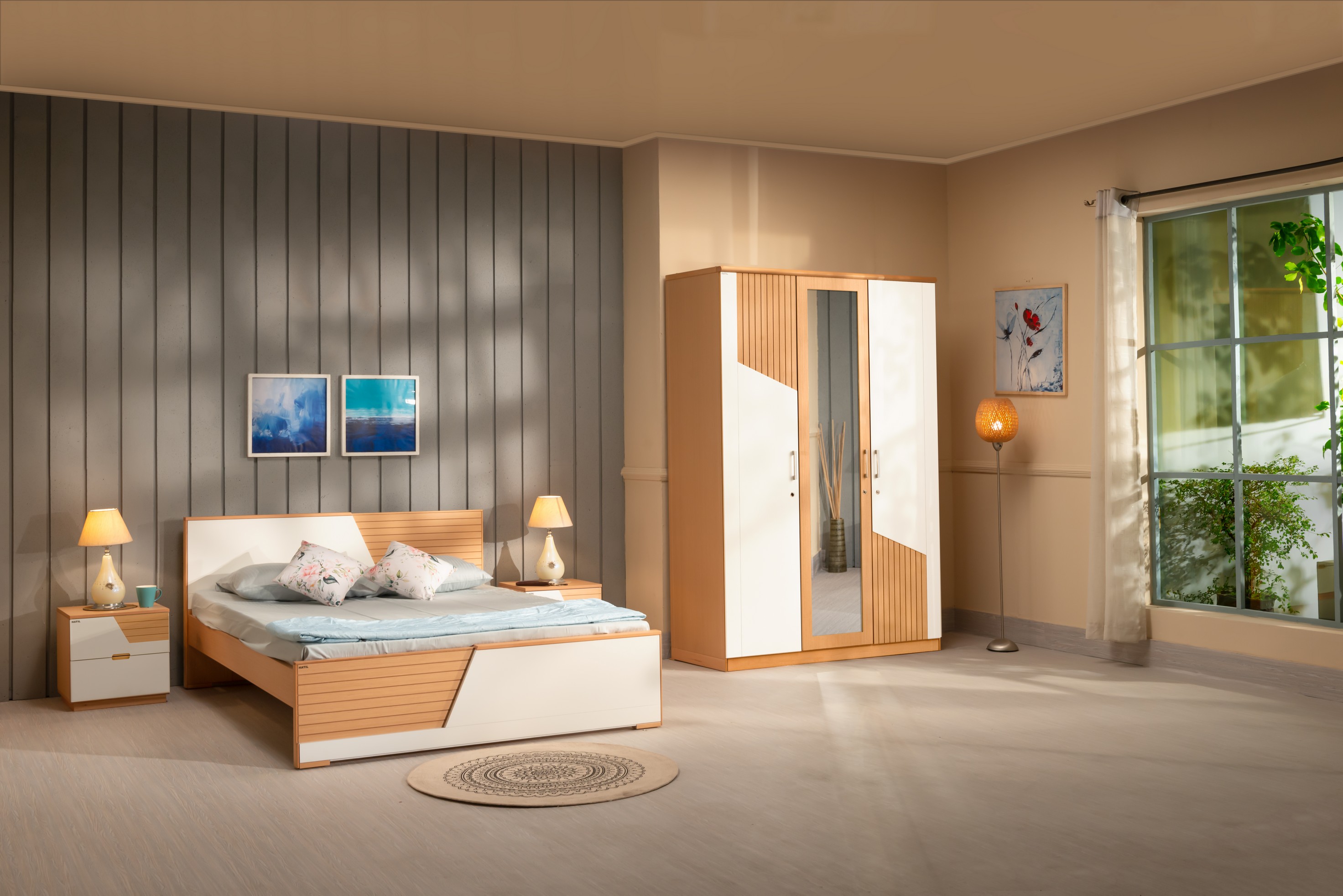 A newly-wed couple’s guide to a modern, spacious bedroom