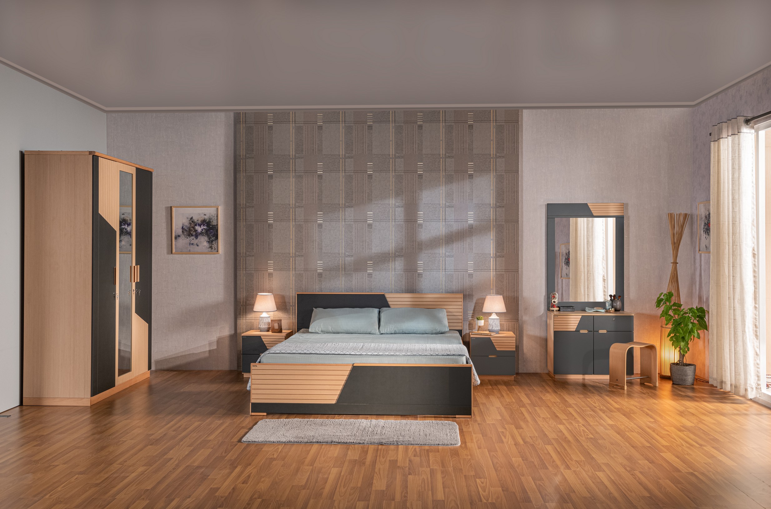 A newly-wed couple’s guide to a modern, spacious bedroom