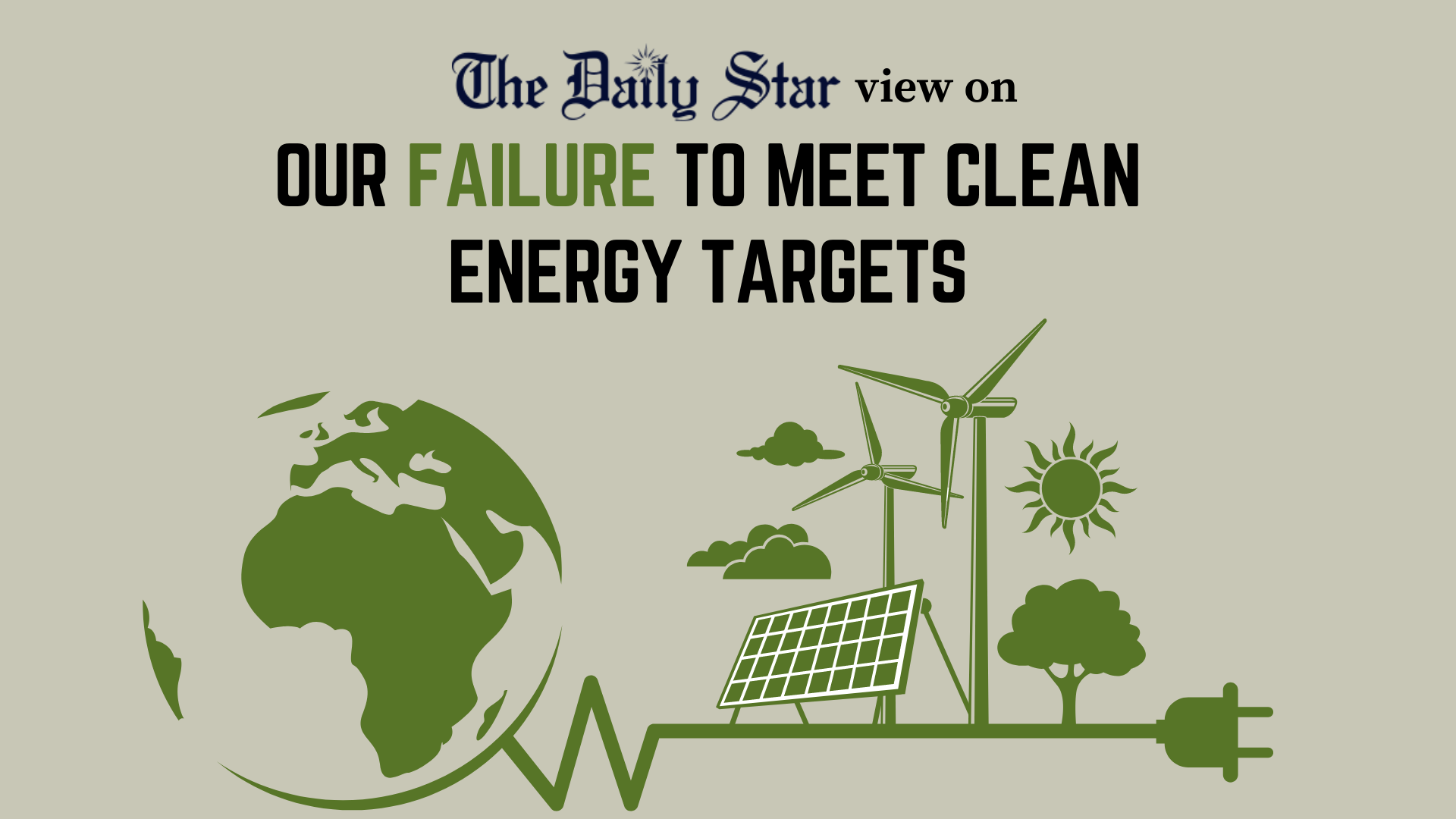 Why the reluctance to pursue renewables?