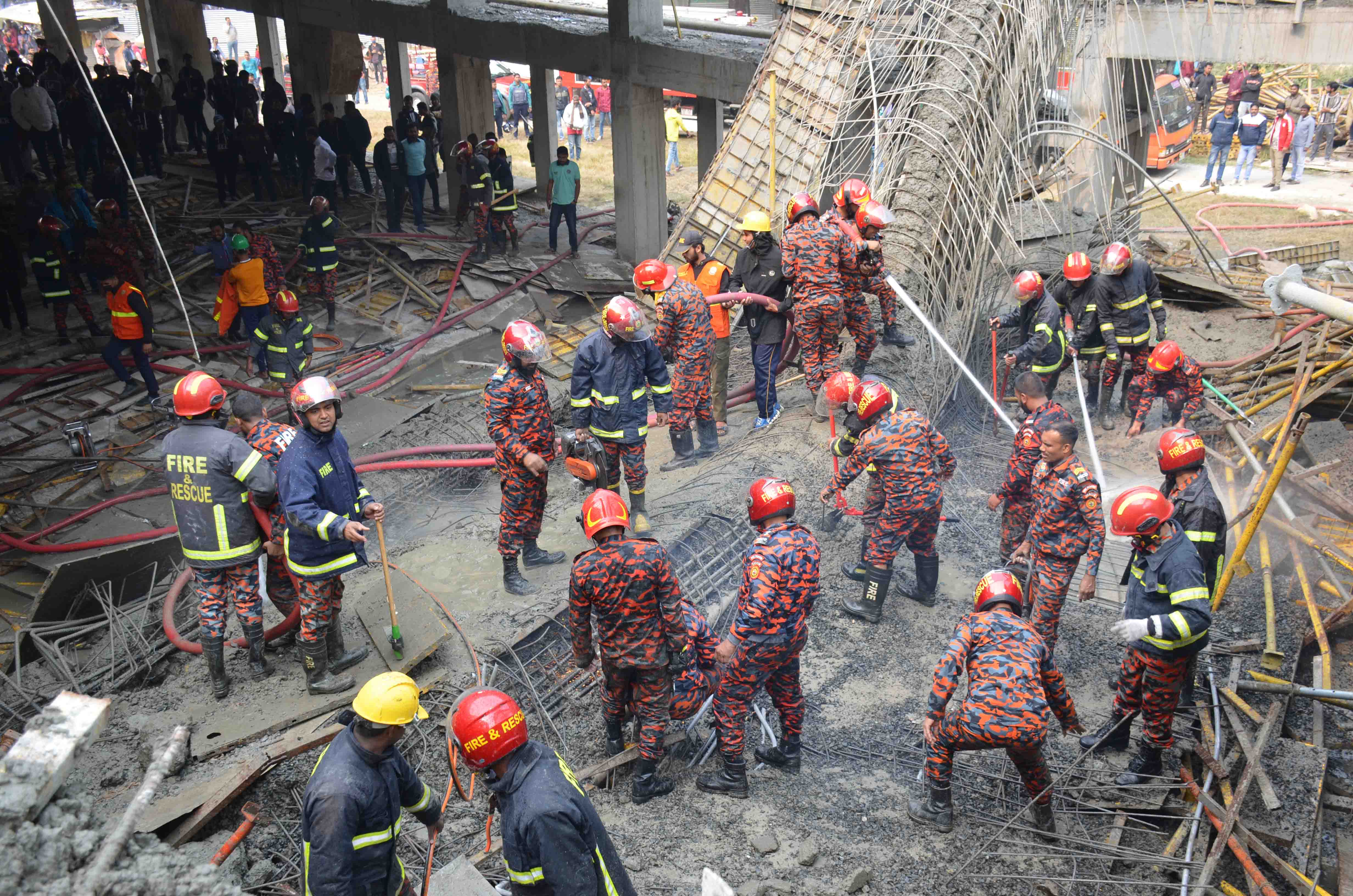 Rajshahi University: 9 hurt as roof of under-construction auditorium collapses