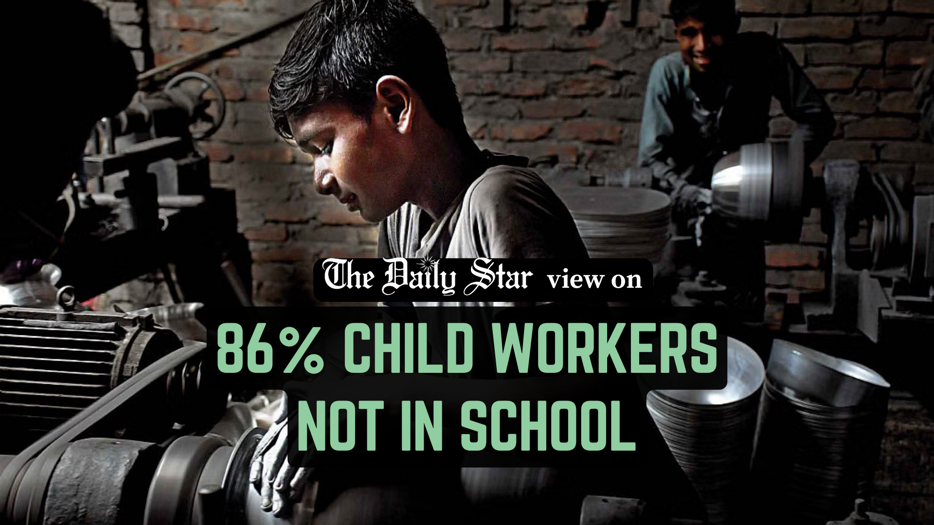 Bring child labourers back to school