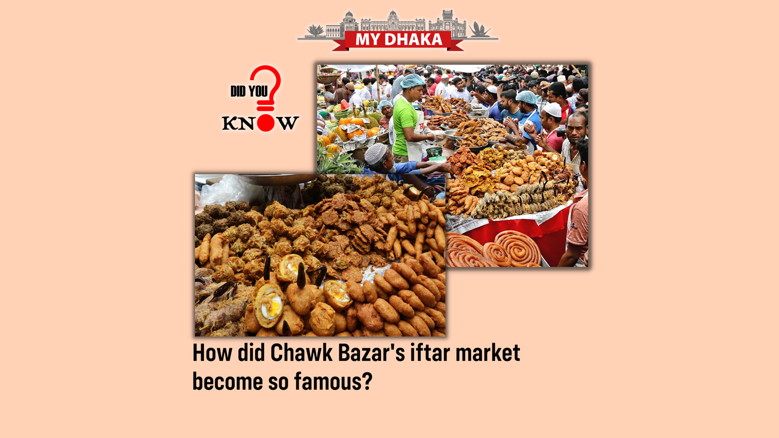 How did Chawk Bazar's iftar market become so famous?