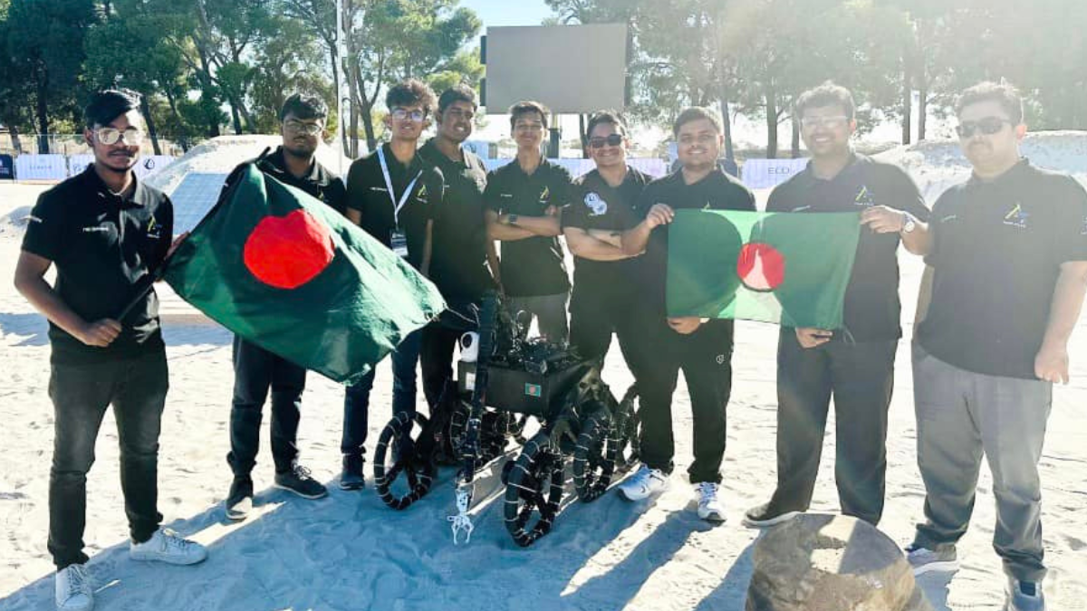Team Atlas from Bangladesh reaches finals of Australian Rover Challenge 2024