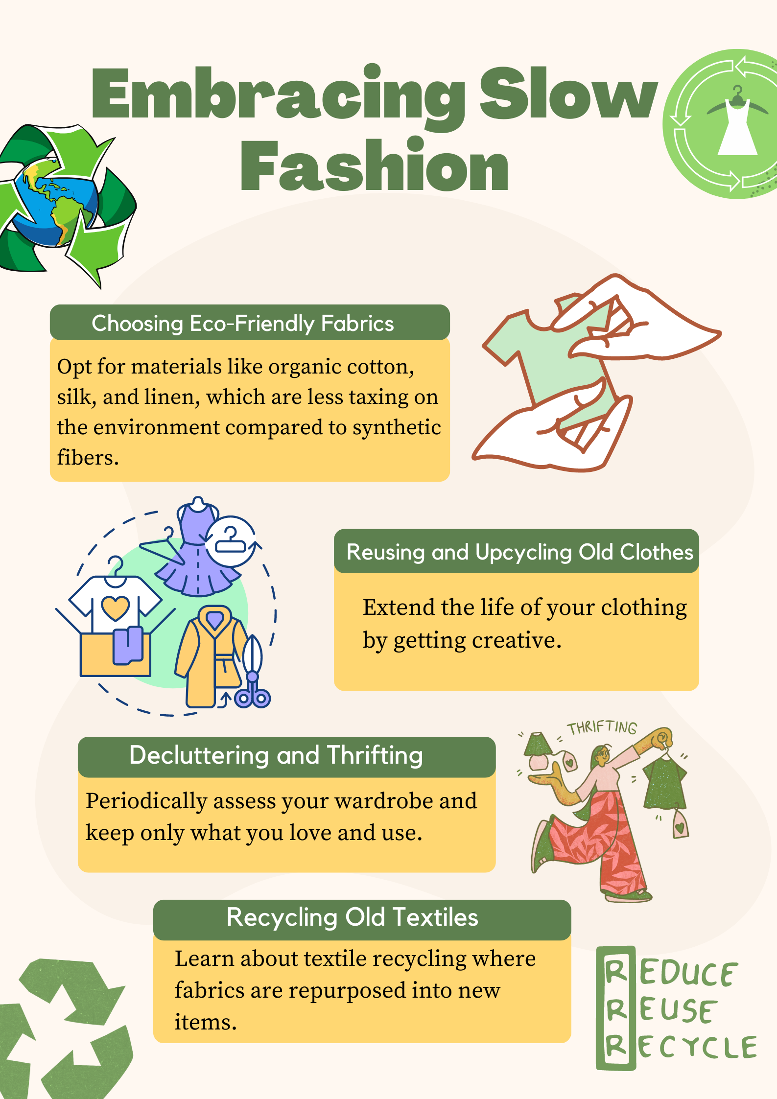Embracing slow fashion – A sustainable shift in our closets
