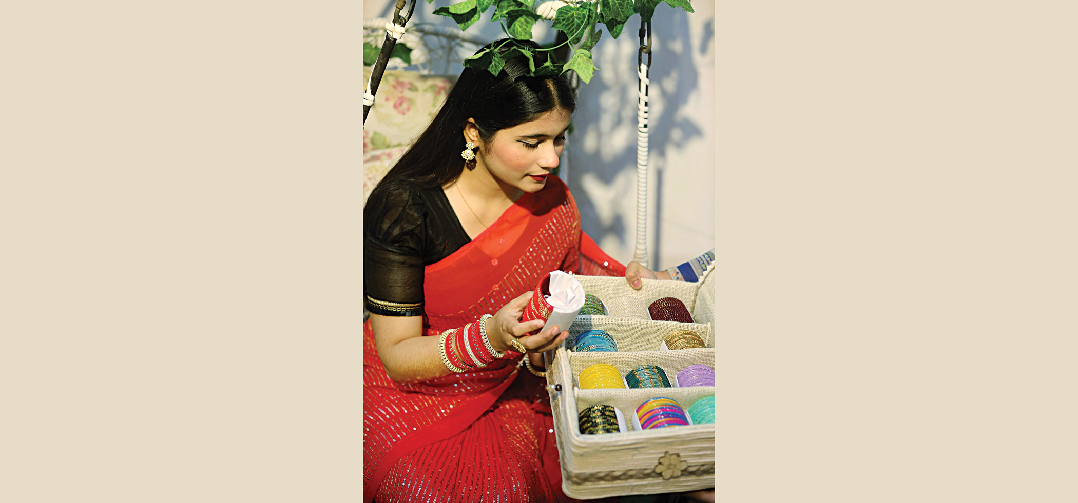 traditional charm of glass bangles