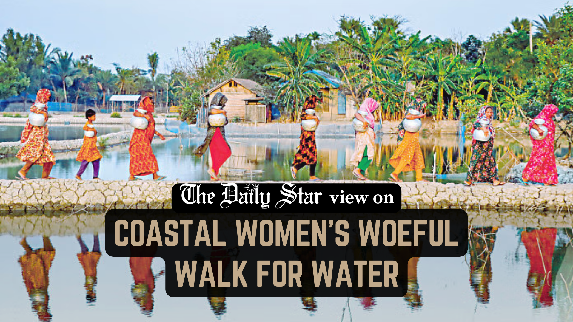 Water crisis affecting coastal women disproportionately 