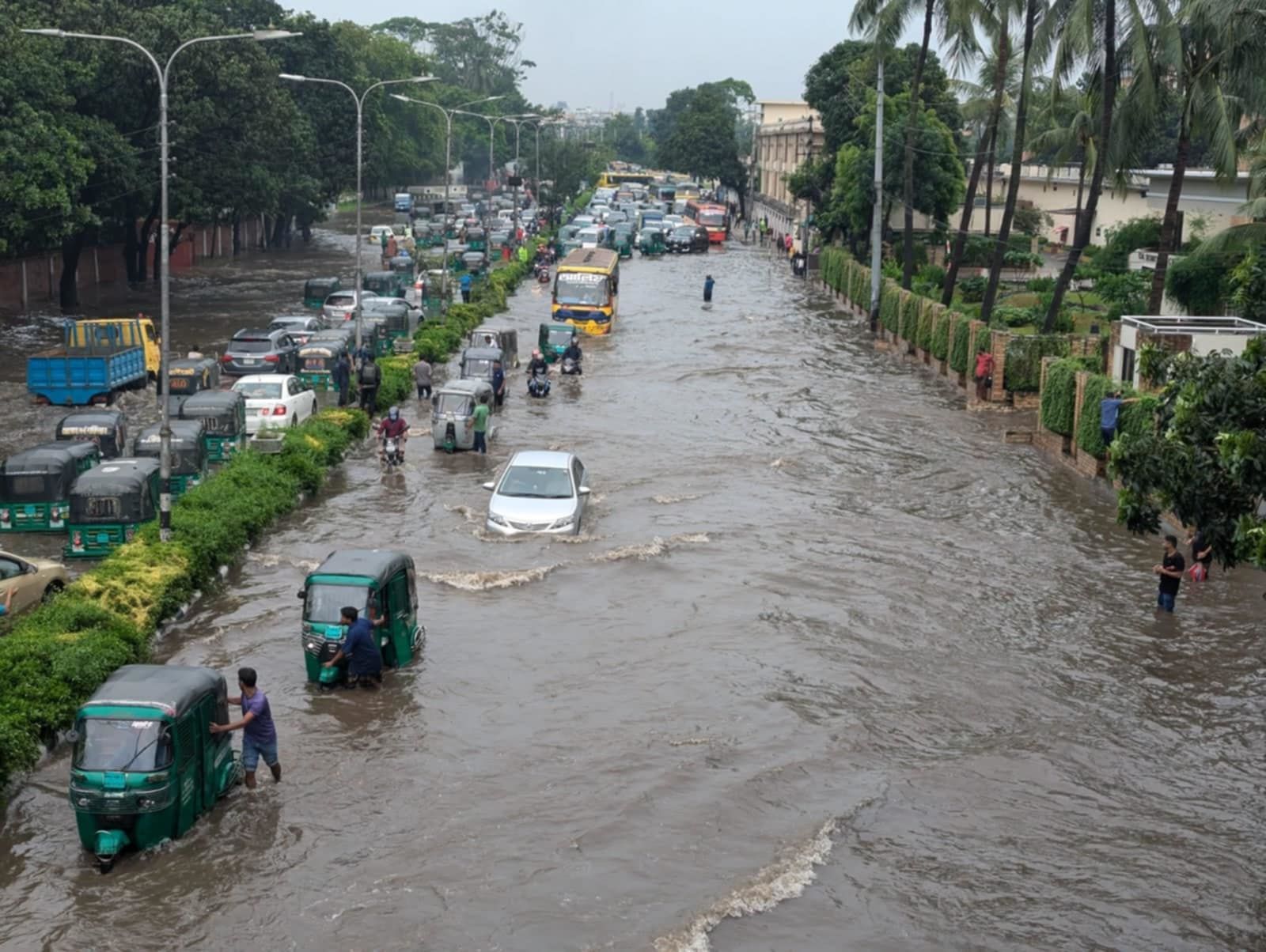 water Logging in Dhaka