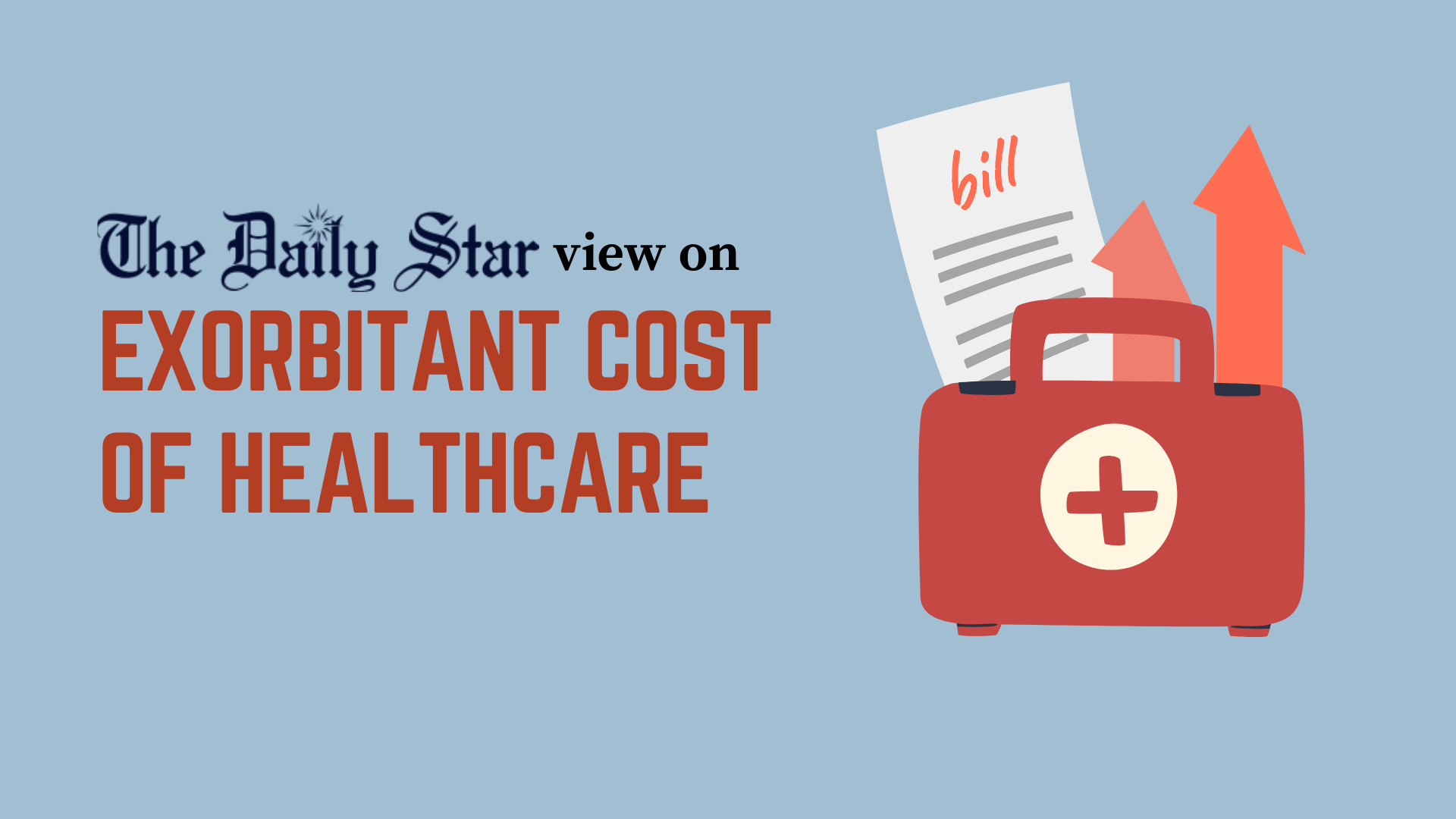 Healthcare costs mustn’t make people destitute