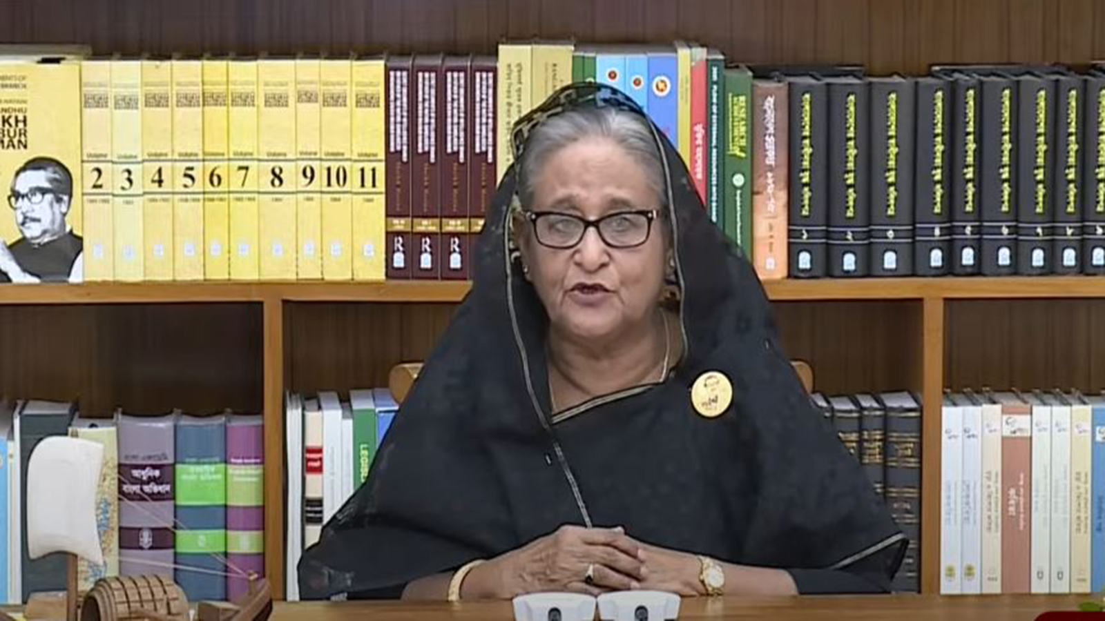 Sheikh Hasina has left Gono Bhaban for 'safer place'
