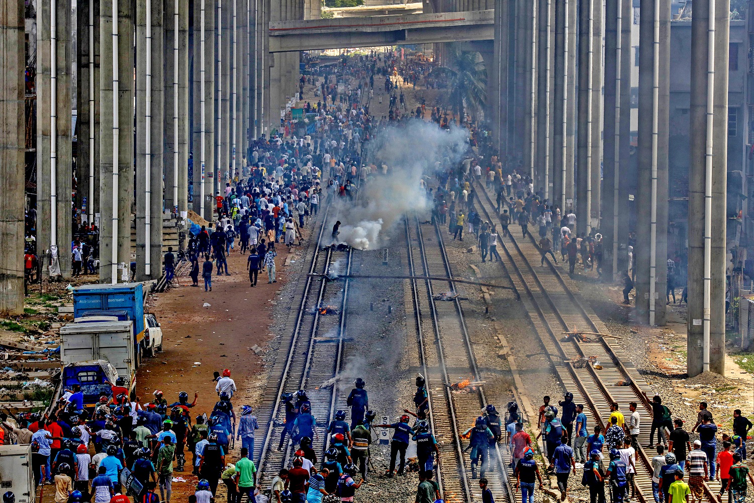 Clash in Mohakhali