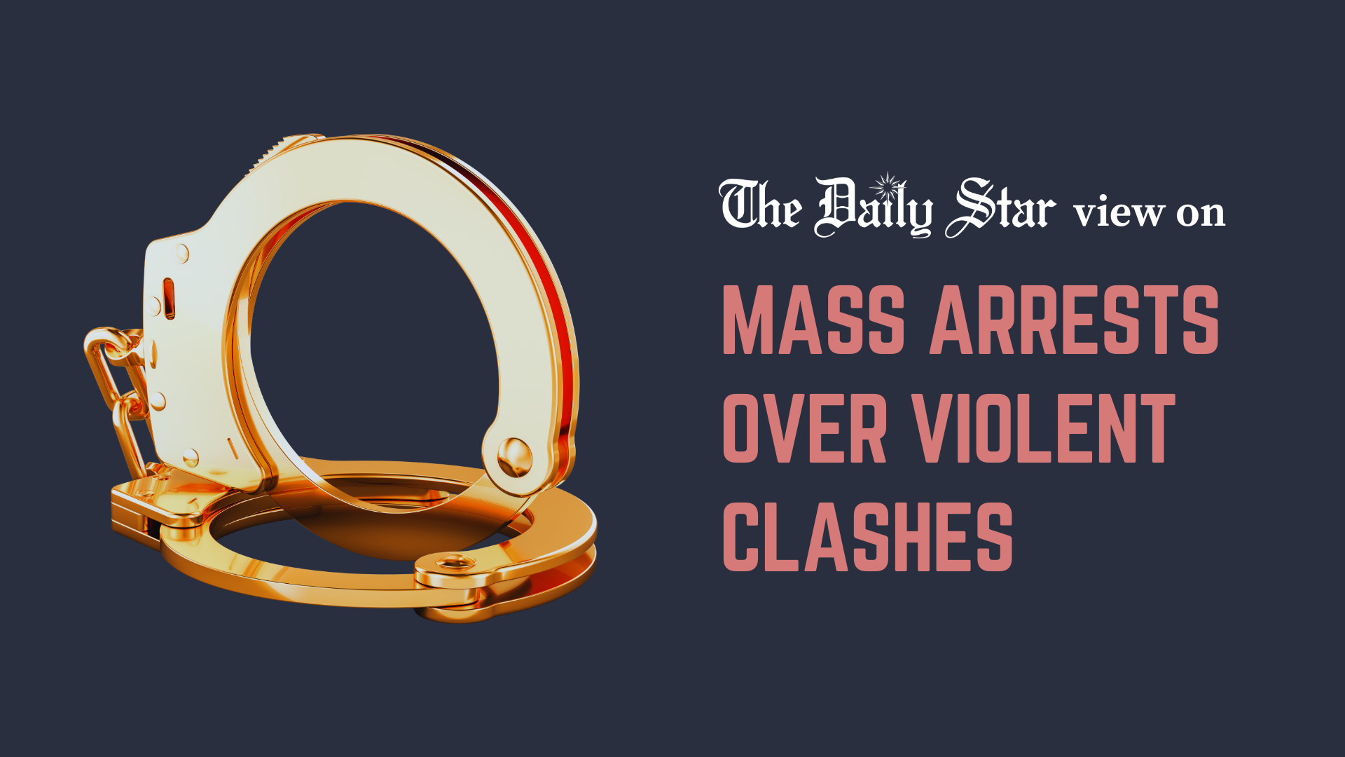 Legal actions must follow due process