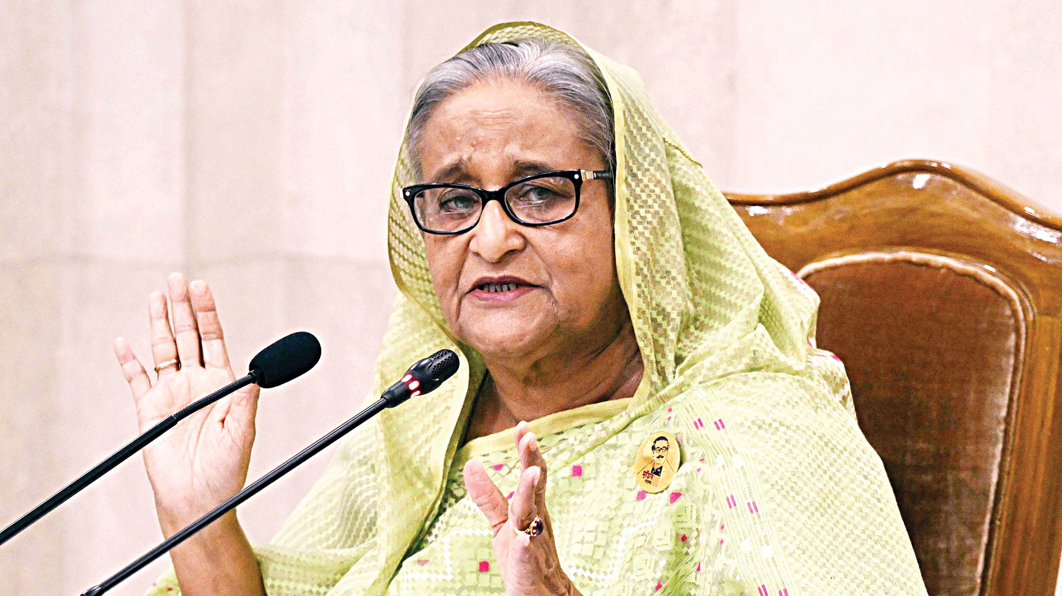 Hasina did not resign: Joy