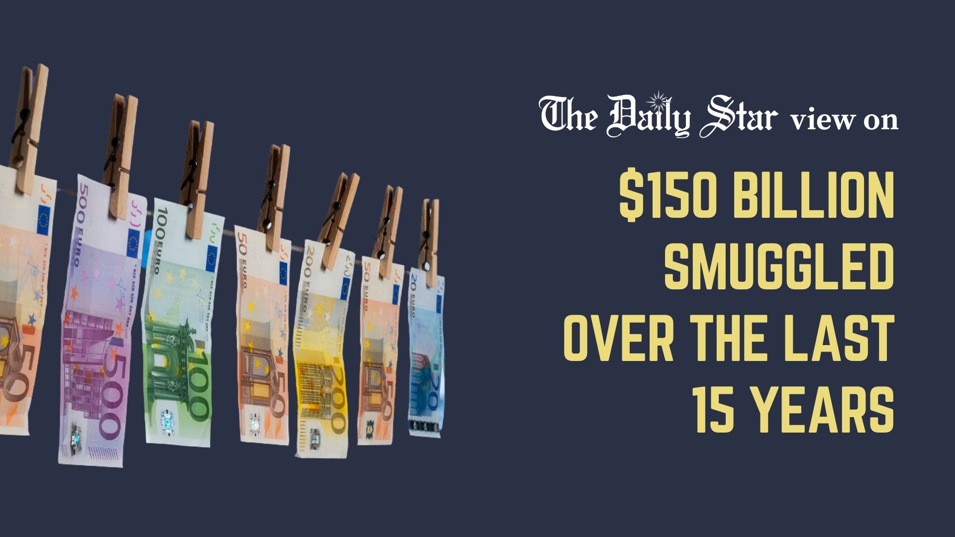 Time to bring back smuggled money