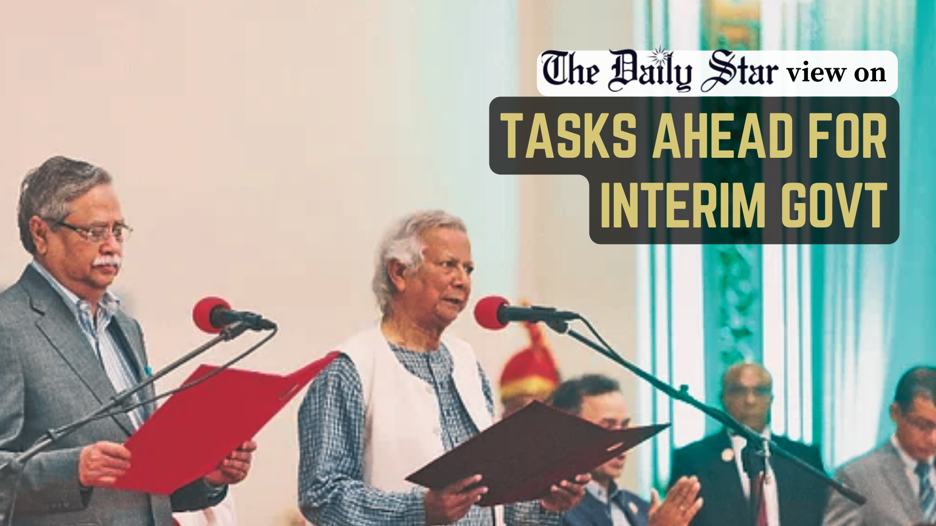 Nation expects a lot from the interim government