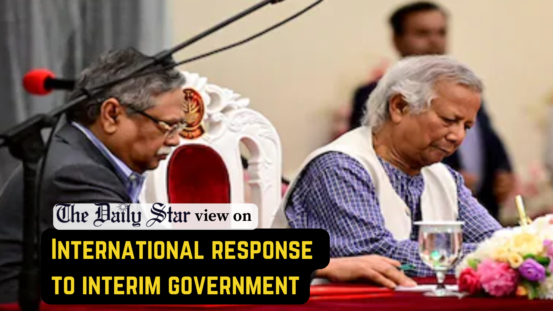 Global response to Bangladesh’s transition