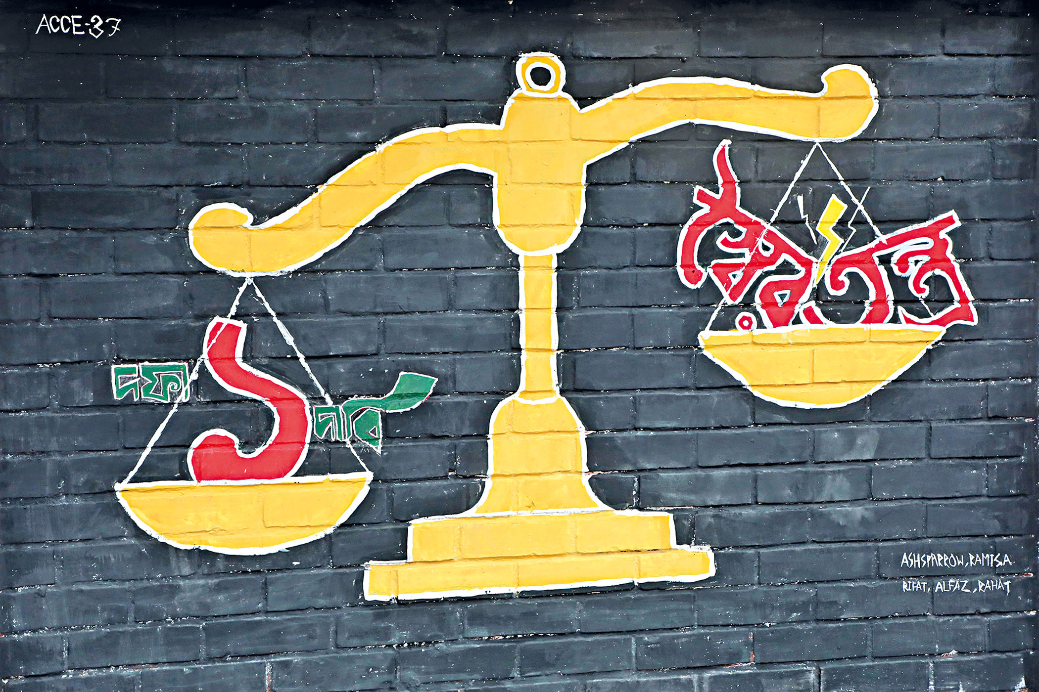 Graffiti as protest